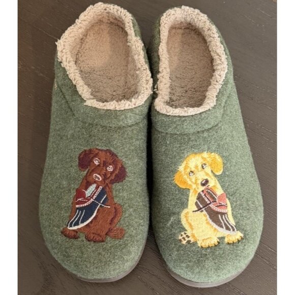 LL BEAN Women's Size 9 Daybreak Fleece Slipper Clogs House Shoes Slip On - Picture 1 of 13